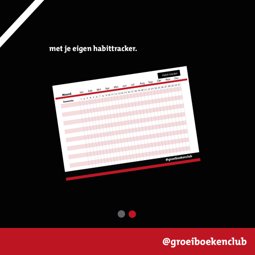 Maak jouw gewoontes zichtbaar met onze Habittracker! (Download) Maak jouw gewoontes zichtbaar met onze Habittracker! (Download)