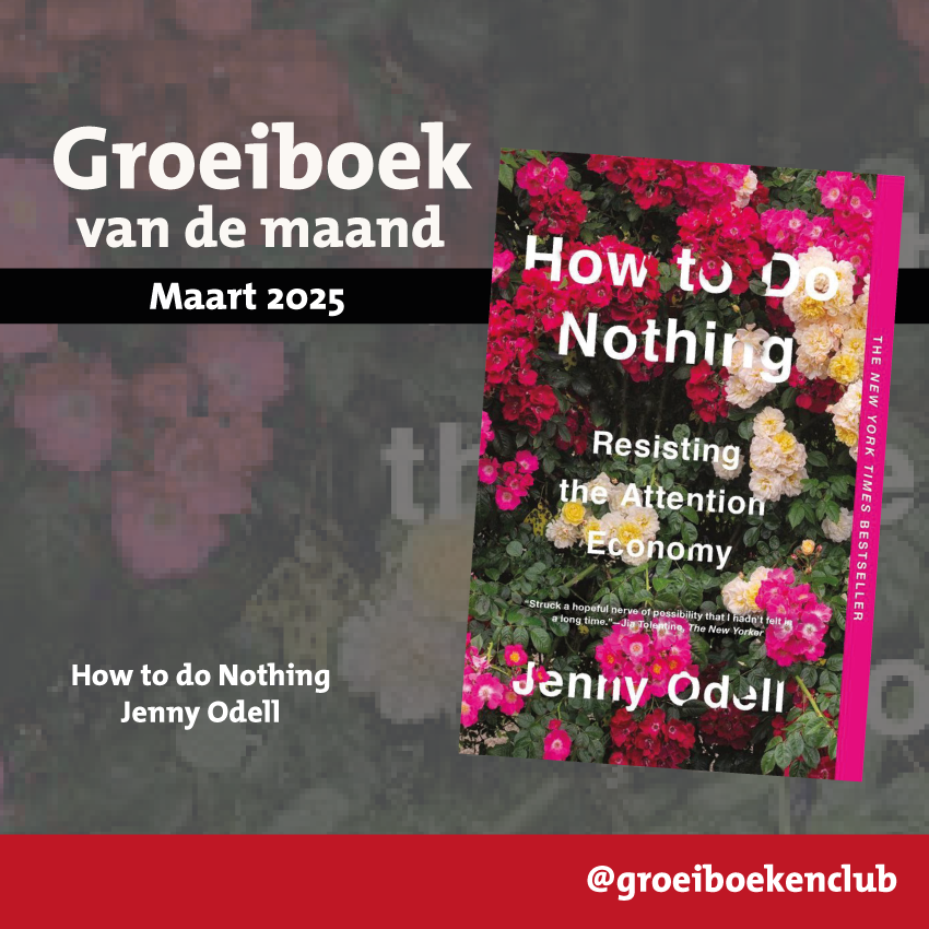 Groeiboek maart 2025: ‘How to do Nothing’