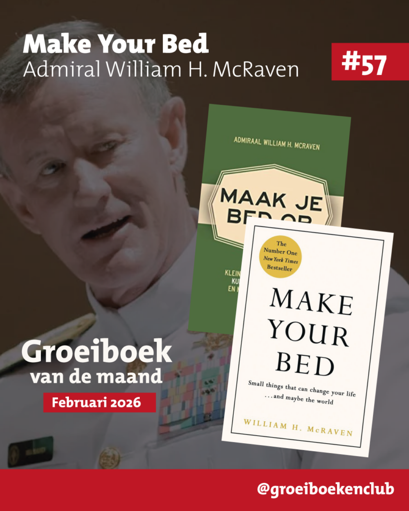 Groeiboek februari 2026: Make Your Bed