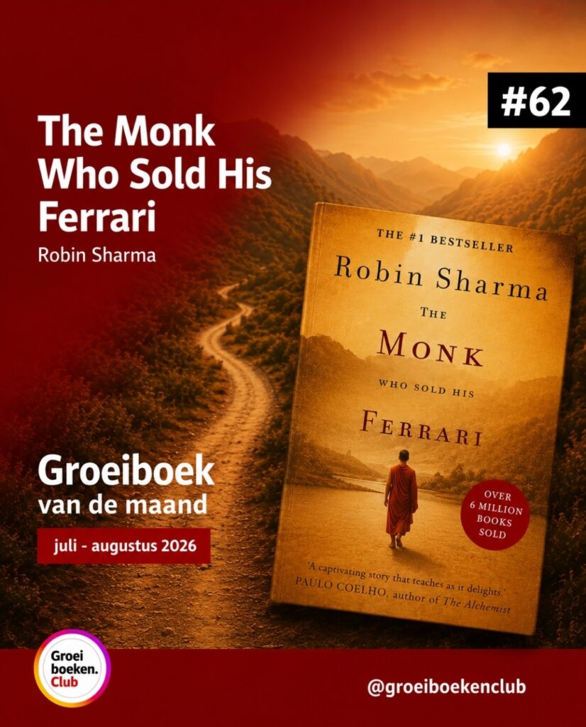 Groeiboek juli & augustus 2026 – The monk who sold his Ferrari Groeiboek juli & augustus 2026 – The monk who sold his Ferrari
